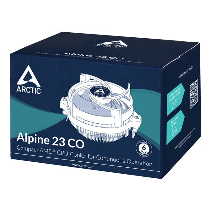 Cooler CPU Arctic Alpine 23 CO 90MM AM4/AM5 image number 6