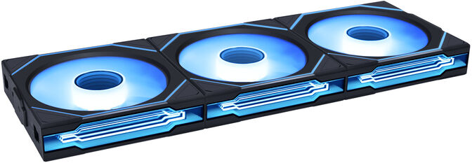 Ventoinha Lian Li UNI FAN SL120 Infinity Wireless RGB Reverse Blade PWM Preto 120mm (Pack 3) image number 2