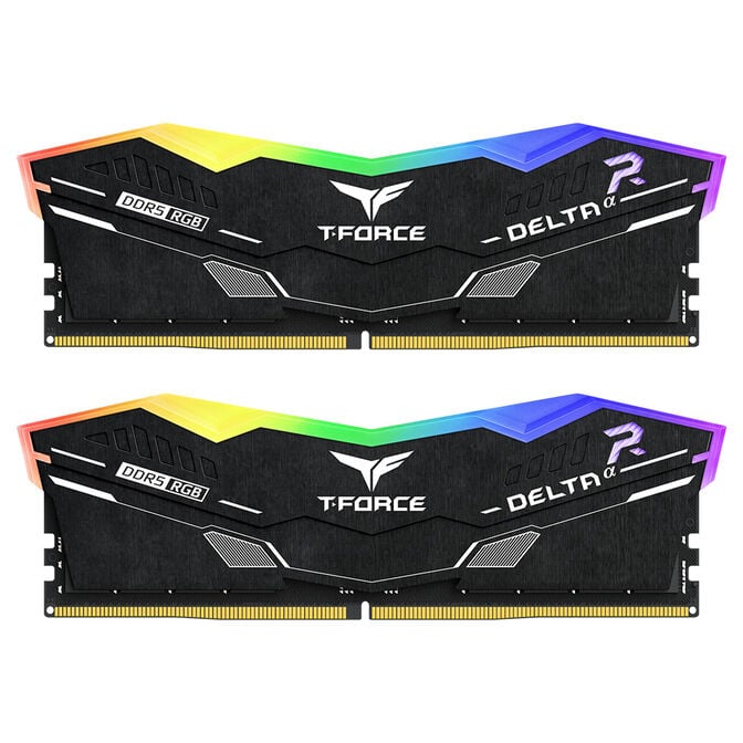 Team Group Kit 16GB (2 x 8GB) DDR5 5200MHz Delta RGB Alpha Preto CL40 image number 0