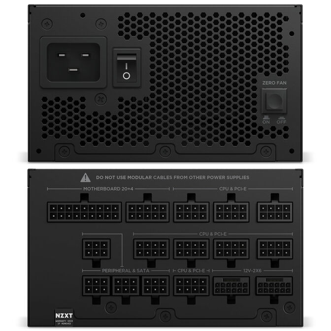 Fonte de Alimenta&ccedil;&atilde;o NZXT C 1500W 80+ Platinum ATX 3.1 PCIe 5.1 image number 5