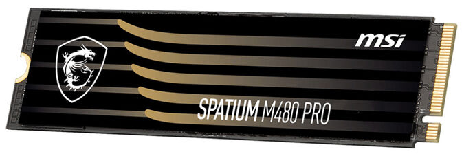 SSD MSI SPATIUM M480 PRO 2TB Gen4 M.2 NVMe (7400/7000MB/s) image number 2