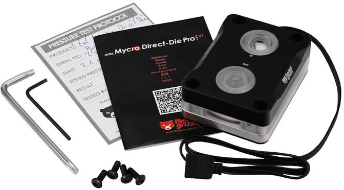 Bloco Thermal Grizzly Mycro Direct-Die Pro RGB V1 Intel 1851 image number 3