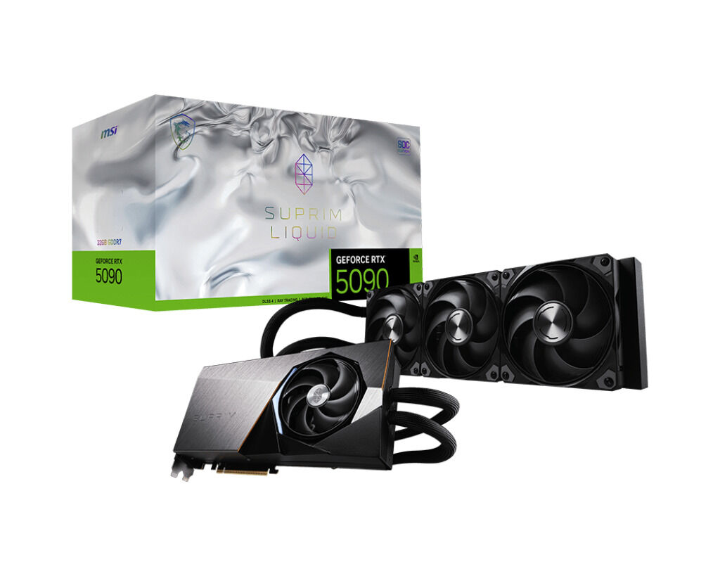 Gr&aacute;fica MSI GeForce&reg; RTX 5090 SUPRIM LIQUID SOC 32GB GDDR7 DLSS4
