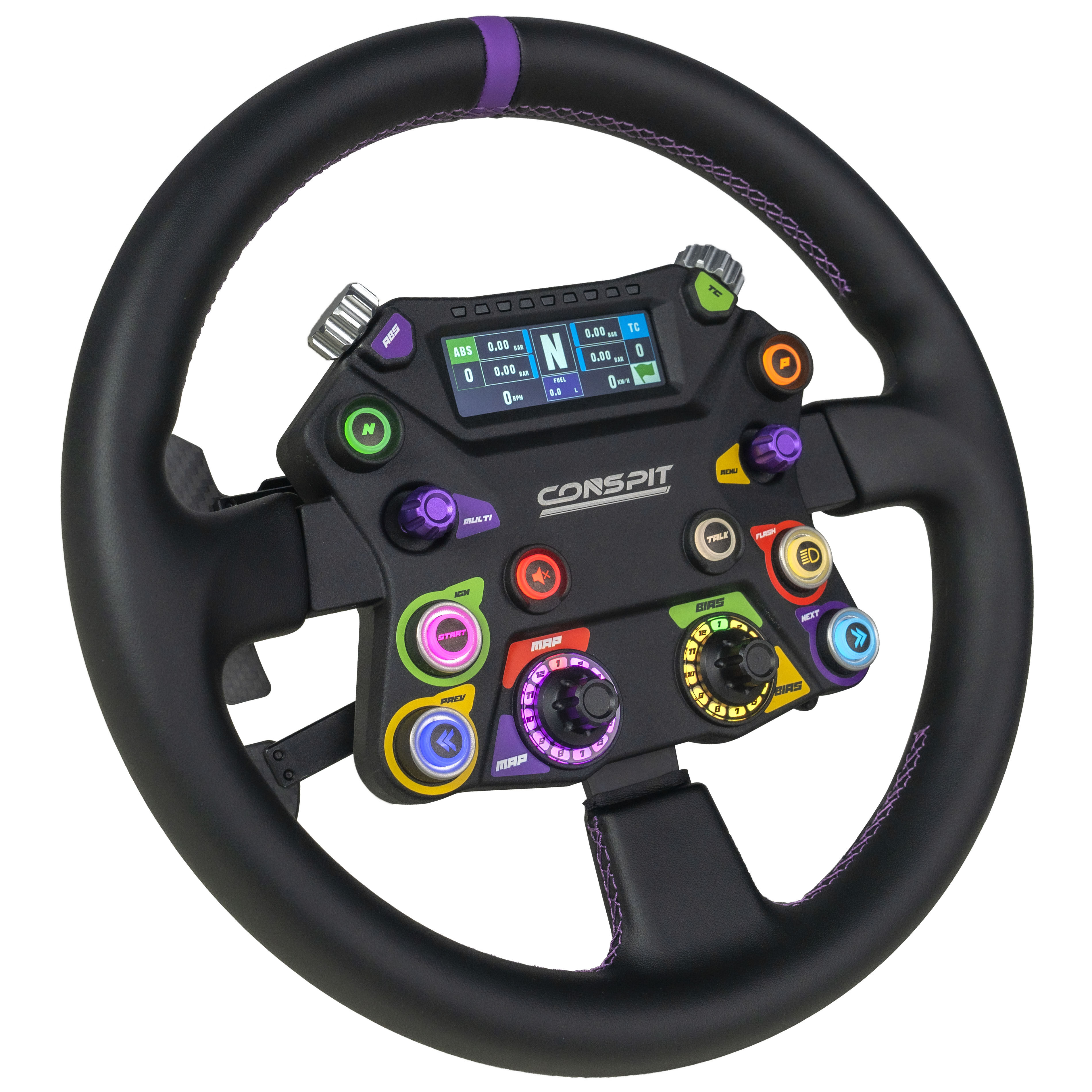 Volante Conspit 310 APEX, ARGB, Display 2.99", Dual Paddles 310mm