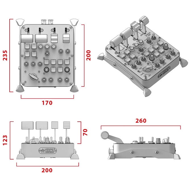 Painel Controlo VIRPIL Universal Control Panel 3, 30 elementos image number 5