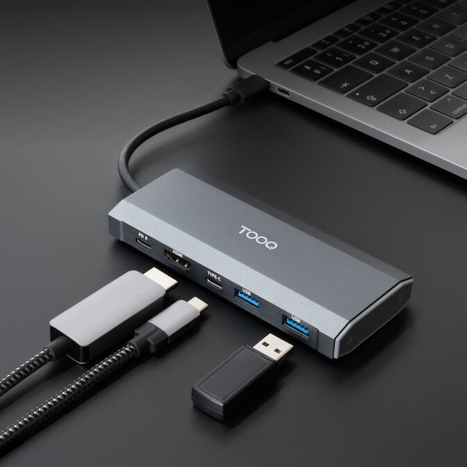 Caixa SSD com HUB Tooq TQE-2241G M.2 NGFF/NVMe USB3.2 Gen 2 image number 4