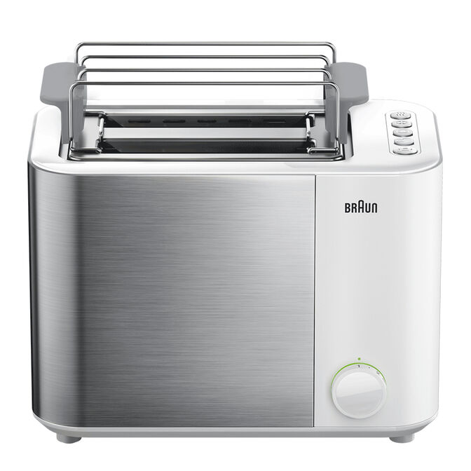 Torradeira Braun HT 5015 WH Branco/Inox image number 0