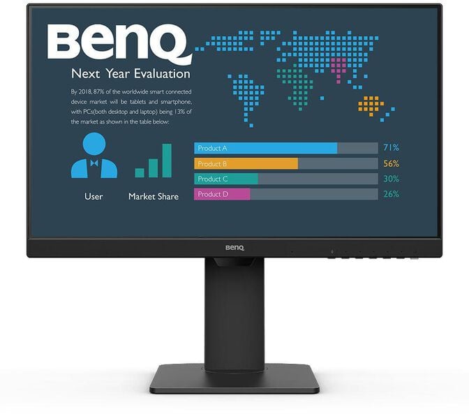Monitor BenQ Business 23.8" BL2486TC IPS FHD 100Hz USB-C (PD65W) Daisy Chain image number 0