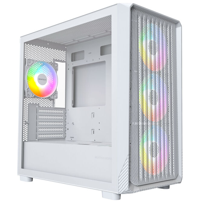 Caja Micro-ATX Montech X5M ARGB Blanco image number 0
