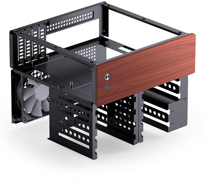 Caixa Mini-ITX Jonsbo N4 Preto image number 5