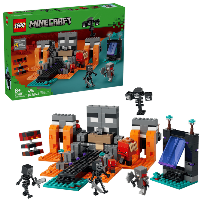 LEGO Minecraft: Batalha do Wither, 494 Pe&ccedil;as (21590) image number 0
