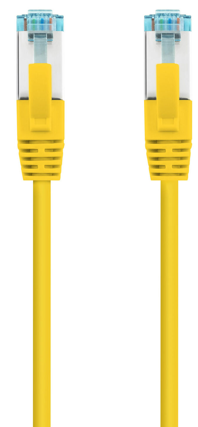 Cabo de Rede Nanocable RJ45 LSZH CAT.7 600MHZ SFTP AWG26 25 CM Amarelo image number 1