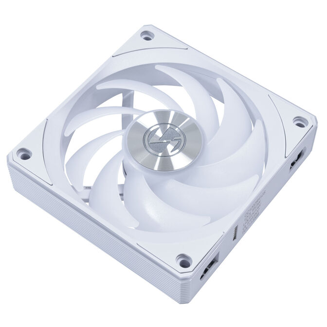 Ventoinha Lian Li UNI FAN CL120 FLEX Wireless RGB Reverse Blade PWM Branco 120mm image number 4