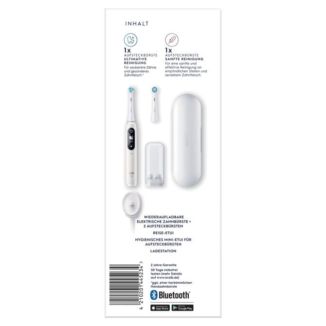 Escova de Dentes El&eacute;trica Oral-B iO Series 6 Branco image number 4