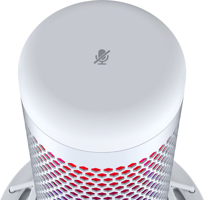 Microfone HyperX QuadCast S Gaming USB Branco image number 5