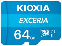 Cart&atilde;o Kioxia Exceria SDXC UHS-I C10 U1 64GB