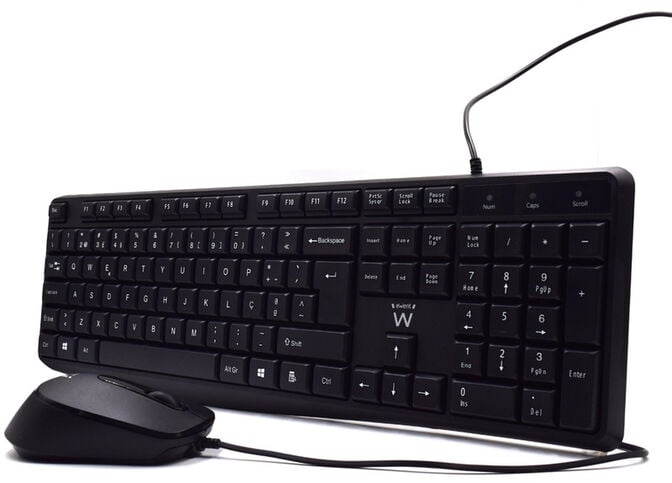 Teclado + Rato Ewent PT Preto image number 1