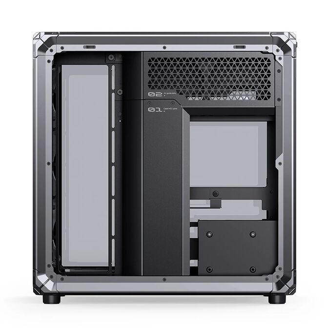 Caixa ATX Jonsbo X400 PRO Vidro Temperado Curvo Cinzento image number 3