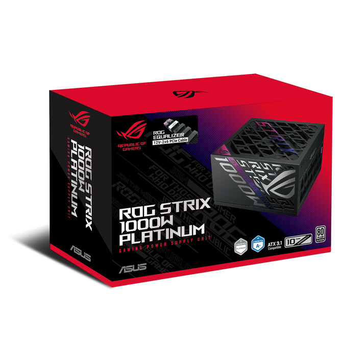 Fonte Modular ASUS STRIX 1000W 80+ Platinum (ROG Equalizer) image number 13
