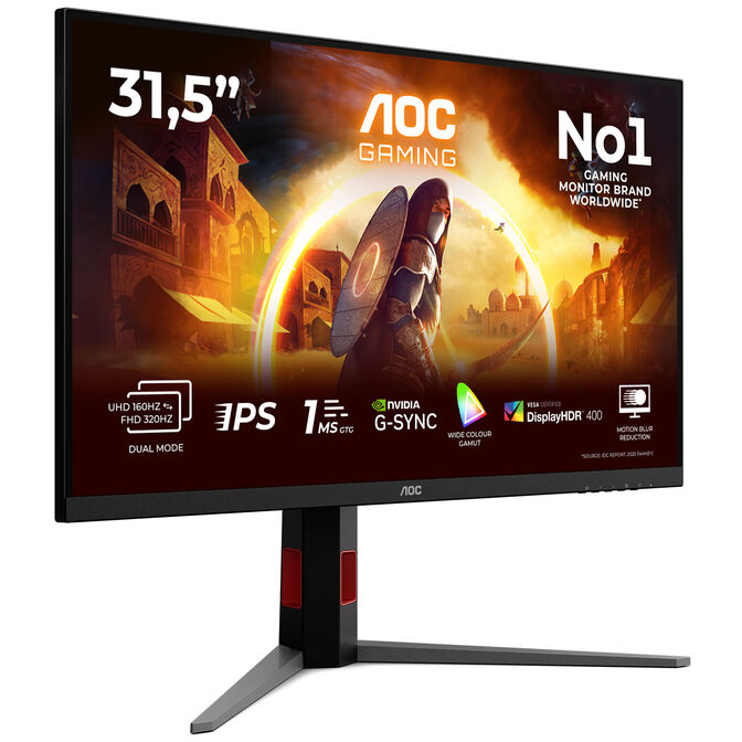 Monitor AOC Gaming 31.5" U32G4U Fast IPS W-LED 4K UHD 160Hz 1ms Adaptive Sync image number 1