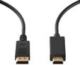 Cabo Conversor Ewent DisplayPort 1.2 > HDMI 1.2 Macho/Macho 3 M Preto image number null