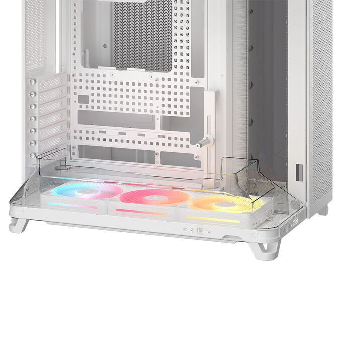 Caixa E-ATX Corsair AIR 5400 LX-R Link Branca Vidro Temperado image number 10