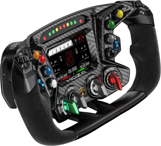 Volante MOZA Racing X Automobili Lamborghini Squadra Corse Essenza SCV12 Sim Racing Steering Wheel image number 2