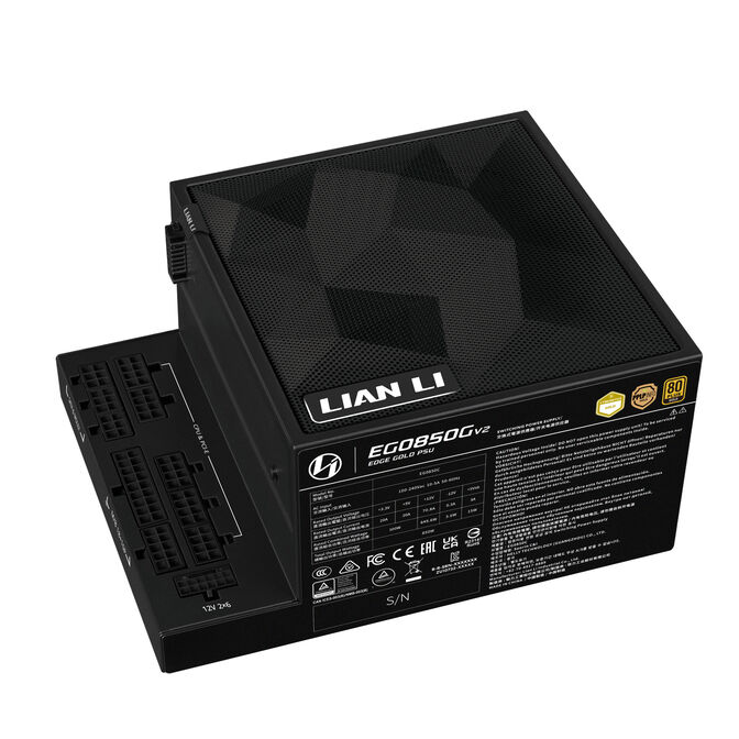Fonte Modular Lian Li Edge Gold V2 850W 80+ Gold Preto (C/Hub) image number 1