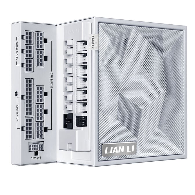 Fonte Modular Lian Li Edge Gold V2 1000W 80+ Gold Branco (C/Hub) image number 2