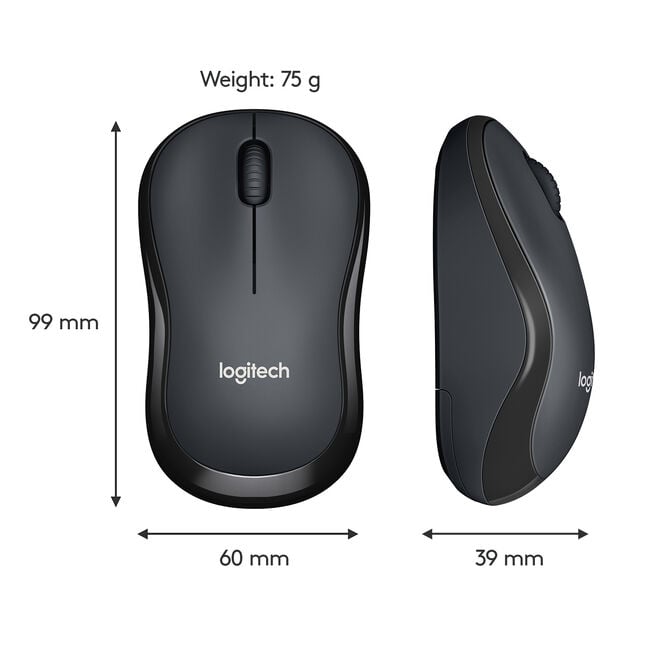Rato Logitech M220 Silent Wireless Preto image number 9