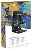 Suporte de Mesa Tooq Ajust&aacute;vel p/ Smartphone/Tablet Max. 10" Preto image number null