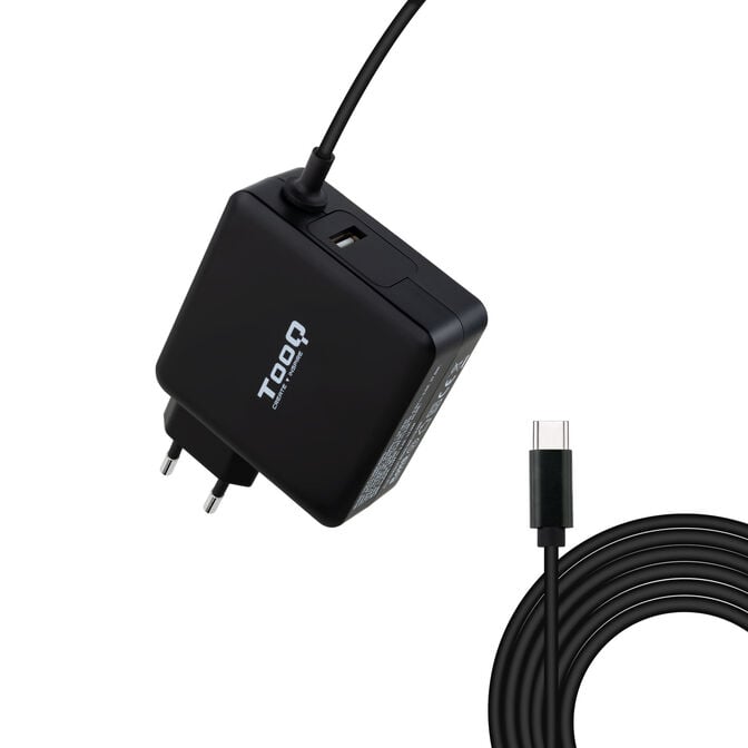 Carregador de Port&aacute;til Tooq PD 3.0 65W USB-C image number 0