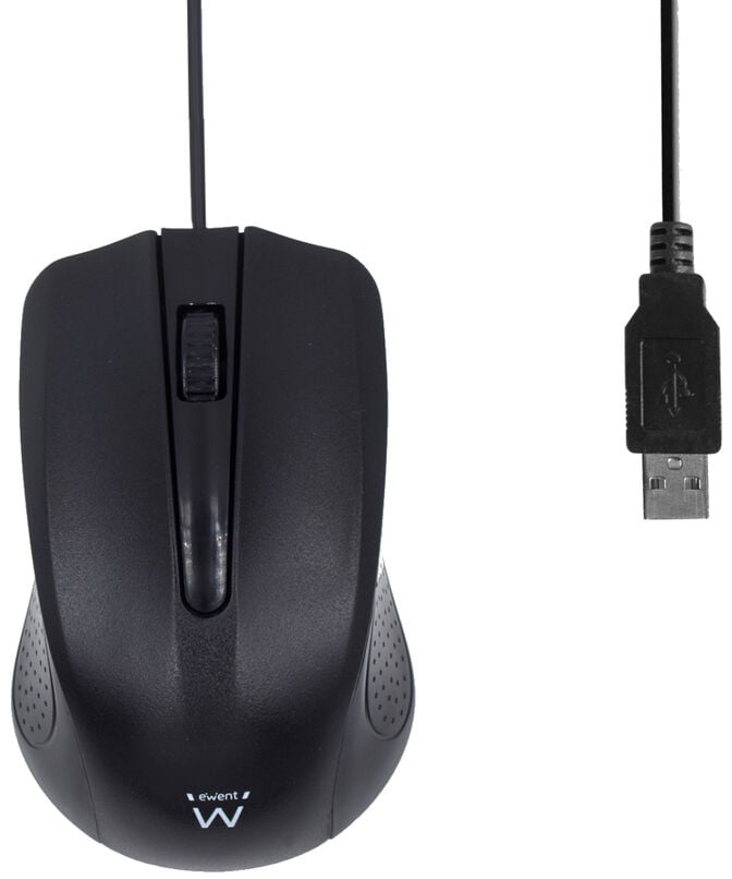 Rato Ewent EW3300 USB 1000DPI Preto image number 1