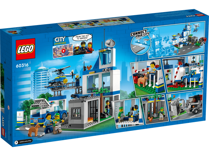 LEGO City: Esquadra da Pol&iacute;cia, 668 Pe&ccedil;as (60316) image number 1