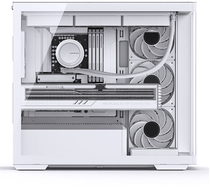 Caixa Micro-ATX Jonsbo D300 Vidro Temperado Branco image number 6