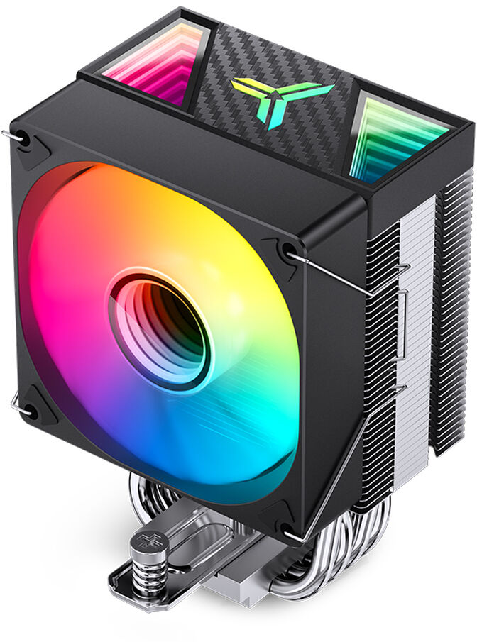 Cooler CPU Jonsbo CR-1400 V2 ARGB Preto - 92mm image number 1