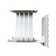 Kit Suporte GPU Montech Vertical Branco image number null