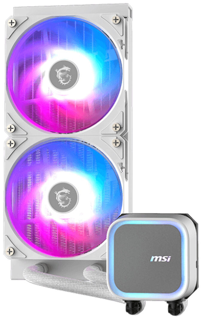 Water Cooler CPU MSI MAG CORELIQUID A13 240mm ARGB Branco image number 1