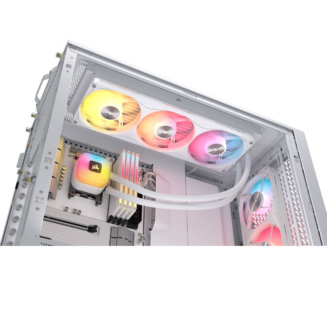 Water Cooler CPU Corsair NAUTILUS II RS ARGB 360mm Branco image number 5