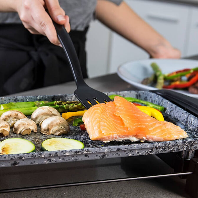 Grelhador El&eacute;ctrico Cecotec Rock&Water 2000 1600W image number 1