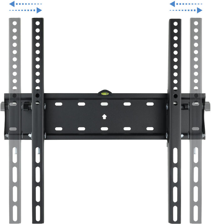 Suporte de Parede Tooq Tilt 32" a 55" Max. 40kg Preto image number 1