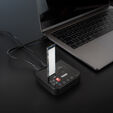 Dock Tooq para 2xSSD M.2 NVMe PICe USB-C3.2 Gen2 Clone Preto image number null