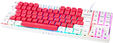 Teclado Mec&acirc;nico GAMIAC TKL RGB90G Kailh Red Branco/Rosa (PT) image number null