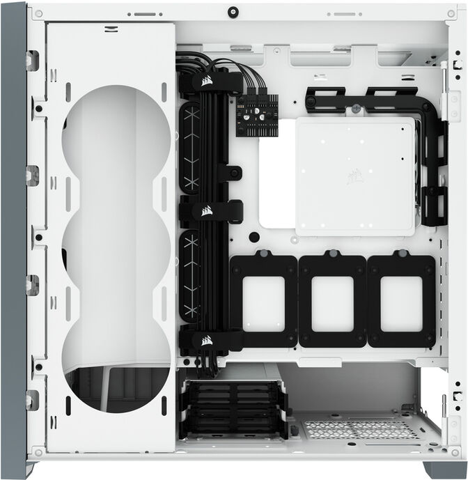 Caixa E-ATX Corsair 5000D Airflow Branco Vidro Temperado image number 4