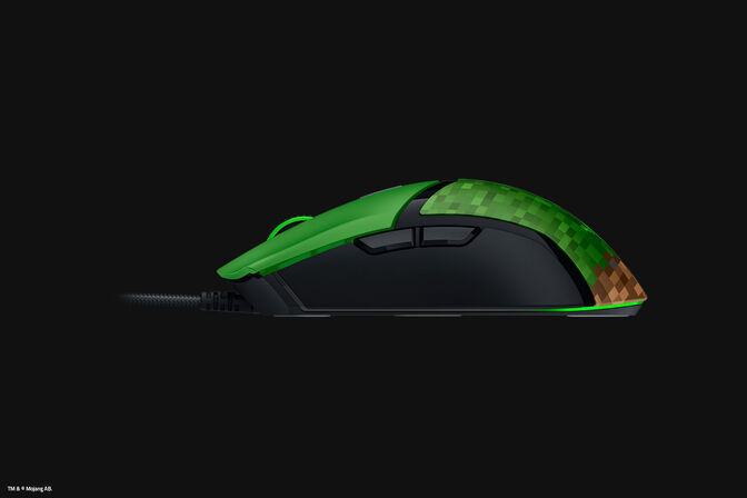 Rato Razer Cobra Minecraft Ed. 8500DPI Preto image number 1