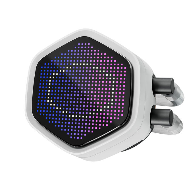 Water Cooler CPU Cooler Master MasterLiquid ATMOS II Pixel Led ARGB 360mm Branco image number 2