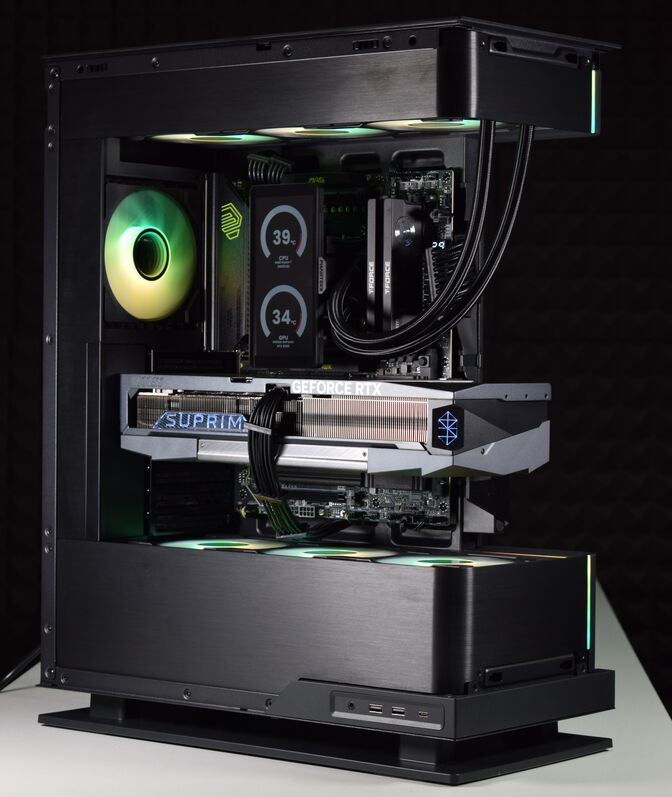 Computador King Mod Gamer-PC Ryzen 7 9850X3D 64GB DDR5 2TB RTX 5090 WiFi W11 image number 1