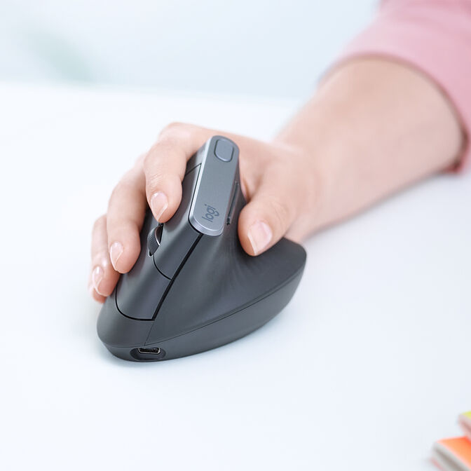 Rato Logitech MX Vertical 4000DPI Wireless Preto image number 6