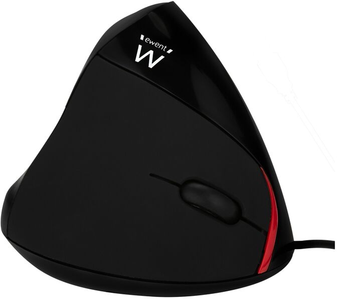 Rato Vertical Ewent 1000 DPI Ergon&oacute;mico USB 2.0 Preto image number 1