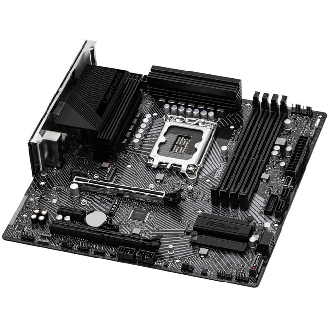 ** B Grade ** Motherboard ASRock Z790M PG Lightning/D4 image number 4